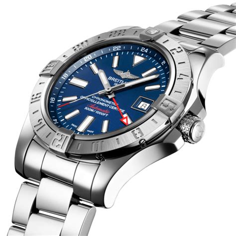 breitling avenger ii blue dial|Breitling Avenger ii gmt price.